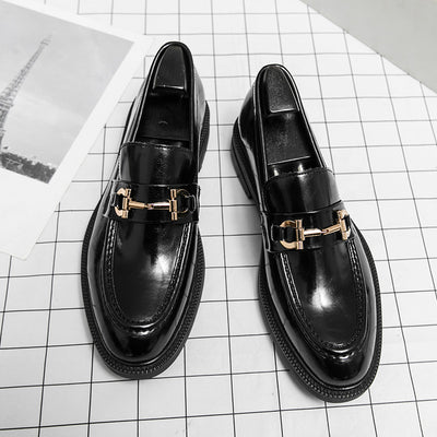 Mocasines Horsebit con Plataforma - Zapatos Formales de Lujo para Hombre - Image 4
