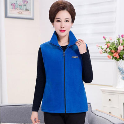 Chaleco de Polar Coral para Mujer - Suéter Esponjoso - Image 2