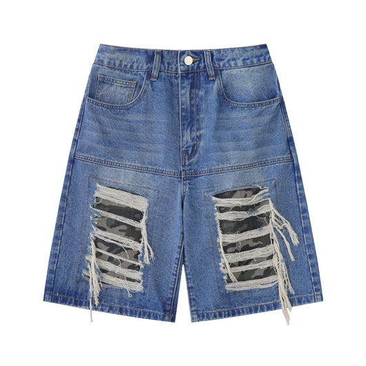 Jeans Vintage para Hombre con Parches de Estrella - Image 4