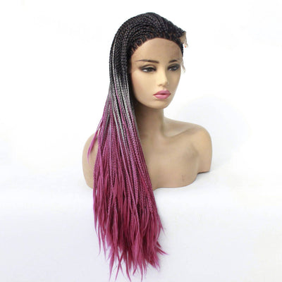 Peluca Afro Trenzada Doble Europe Lady Negro