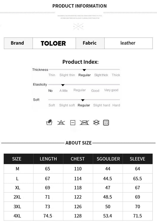 Chaqueta de Motociclista Casual de Invierno con Forro Polar para Hombre - Image 2