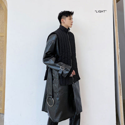 Chaqueta Acolchada de Algodón para Hombre - Diseño Versátil y Práctico - Image 13