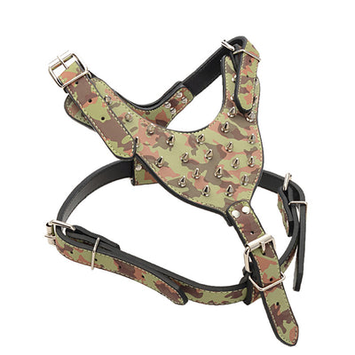 Arnés de Pecho para Perros Grandes Estilo Punk con Remaches - Resistente y Seguro - Image 6