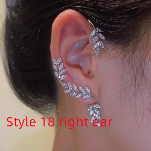 Aretes de Diamante Brillante con Clip Mariposa 2 en 1 - Image 43