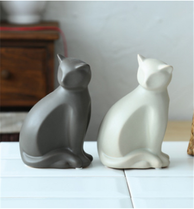 Gato de Cerámica Decorativo con Diseño Infantil - Image 6