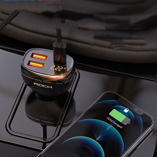 Cargador Rápido para Auto 3 Puertos USB - Image 11