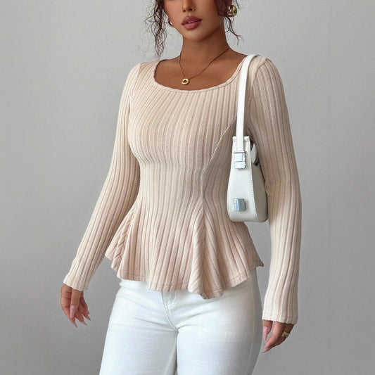 Blusa Manga Larga con Espalda Abierta Elegante - Image 2