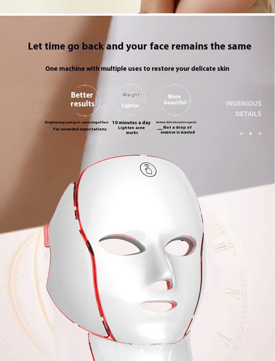Mascarilla LED de 7 Colores para Tratamiento Facial en Casa - Image 12