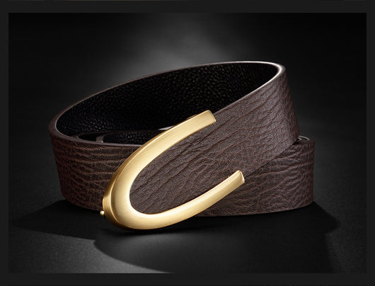 Cinturón de Cuero para Hombre con Hebilla Elegante - Estilo Ejecutivo - Image 17