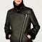 Chaqueta de Cuero PU con Cinturón Ajustable para Mujer - Estilo Trendy