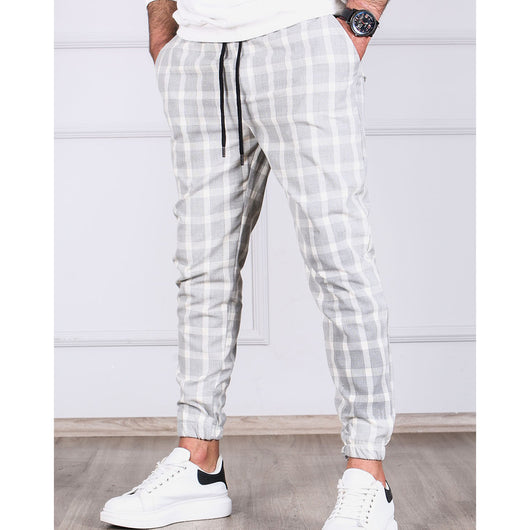 Pantalones de Jogging con Diseño Reticulado y Cordón Ajustable - Image 9