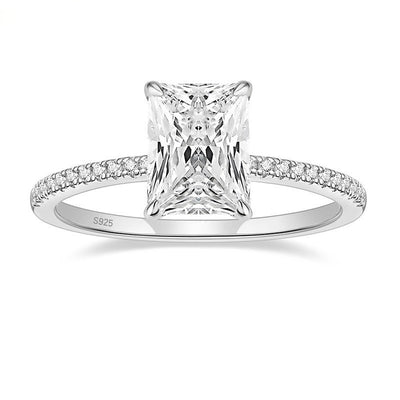 Anillo de Plata 925 con Incrustaciones y 3 Quilates de Circonitas para Mujer - Image 5