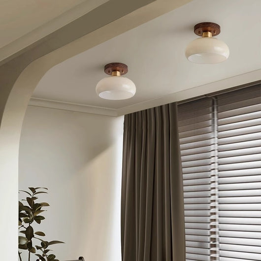 Lámpara de Piso Lujo Estilo Chino Nogal para Pasillos y Espacios Elegantes - Image 3
