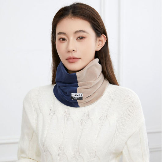 Bufanda Térmica Unisex con Forro Polar - Protección Cervical y Máscara Facial para Invierno