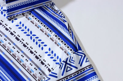 Camisa Suelta con Solapa de Manga Corta Unisex - Image 7