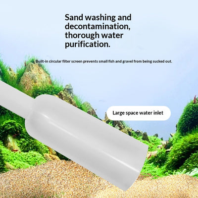 Tubo Sifón Manual para Limpieza de Arena y Cambios de Agua en Acuarios - Image 2