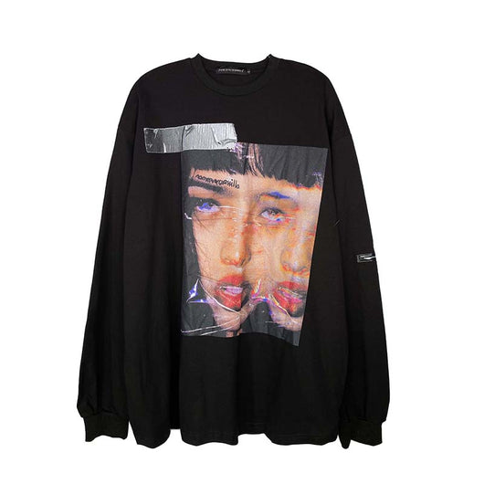 Camiseta Manga Larga Retrato Urbano para Hombre - Image 5