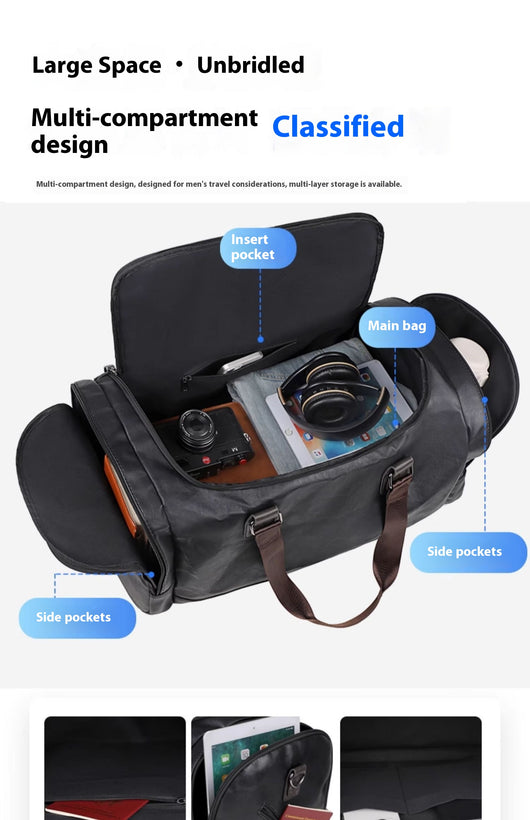 Bolsa Crossbody de Negocios con Gran Capacidad para Viajes Cortos - Image 19