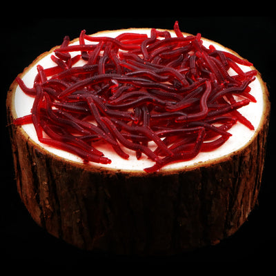 Carnada Artificial Gusano Rojo 3.5cm - Señuelo Realista a Granel - Image 10