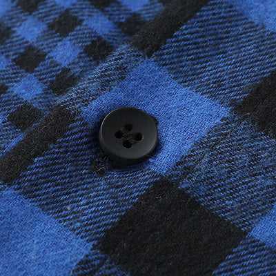 Camisa de Cuadros con Solapa para Hombre - Manga Larga - Image 5