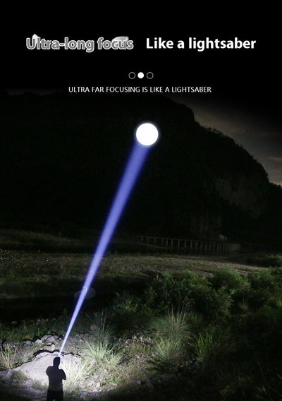 Linterna Láser LED de Largo Alcance con Pantalla LCD Digital para Exterior - Image 16