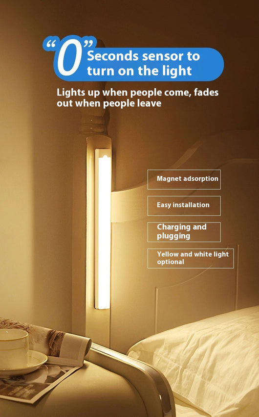 Lámpara LED con Sensor Infrarrojo y Carga Magnética para Armario, Vinoteca y Dormitorio - Image 11