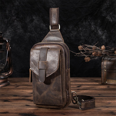 Bolsa de Pecho Doble Compartimento Gran Capacidad para Hombre - Image 4