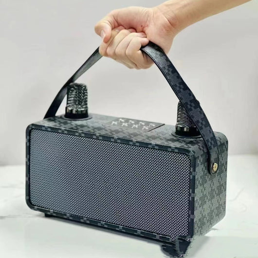 Parlante Bluetooth Portátil de Alta Potencia con Micrófono para Karaoke - Image 4