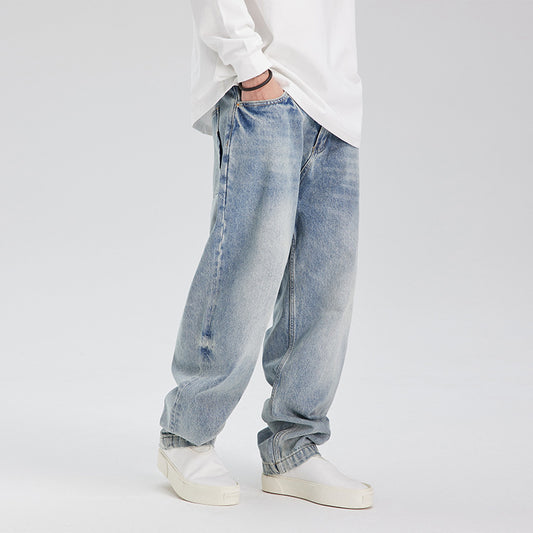 Jeans Retro Desgastados para Hombre - Estilo Vintage Auténtico