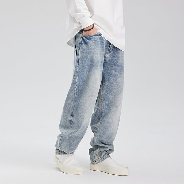 Jeans Retro Desgastados para Hombre - Estilo Vintage Auténtico