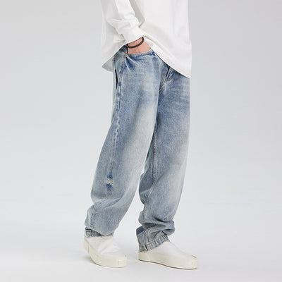 Jeans Retro Desgastados para Hombre - Estilo Vintage Auténtico