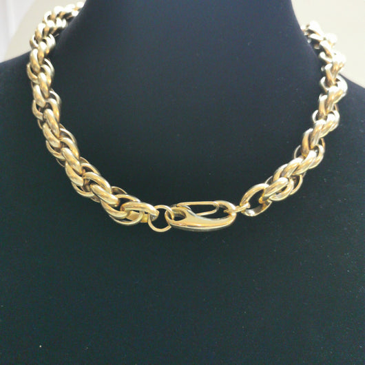 Cadena Gruesa de Cáñamo Estilo Europeo - Joyería Exagerada - Image 6