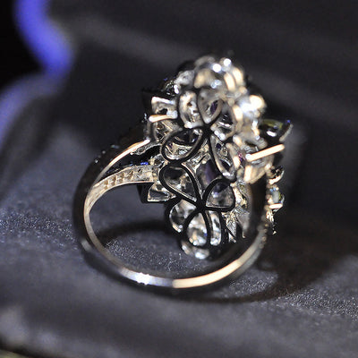 Anillo de Amatista con Incrustación Elegante para Mujer - Image 9