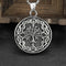 Collar Vikingo Árbol de la Vida en Acero Titanio para Hombre