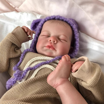 Muñeca Reborn Realista de 49cm con Detalles Auténticos - Image 4