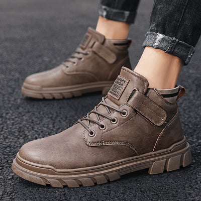 Botas Militares Altas Estilo Británico para Hombre - Image 8