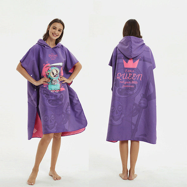 Bata de Baño Secado Rápido con Capucha