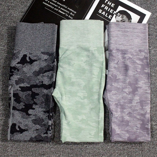 Leggings Camuflaje sin Costuras Cintura Alta - Image 35