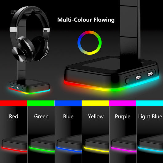 Soporte Gaming con Iluminación RGB Cambiante de Color - Image 3