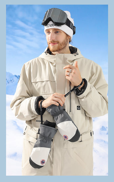 Guantes de Snowboard para Mujer Impermeables con Pantalla Táctil y Forro Térmico - Image 29