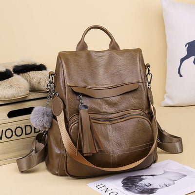 Mochila Universitaria Retro de Gran Capacidad para Mujer - Image 4