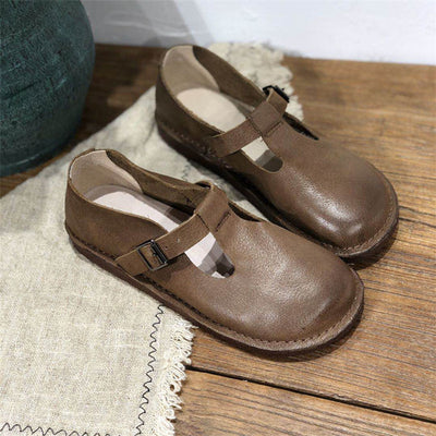 Zapatos Artesanales de Cuero Planos - Comodidad y Estilo - Image 14