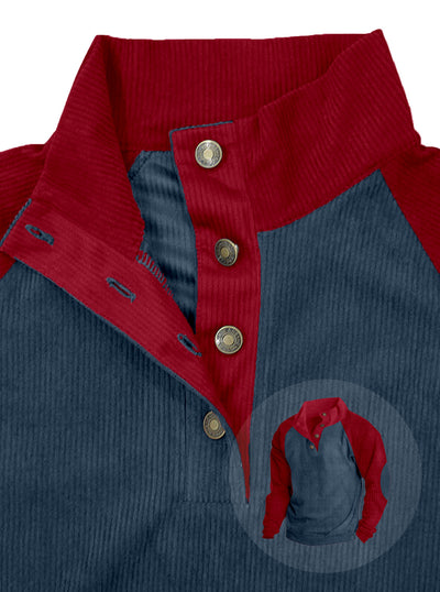 Chamarra Casual Raglan para Hombre - Cuello Alto Suelto Primavera Otoño - Image 19