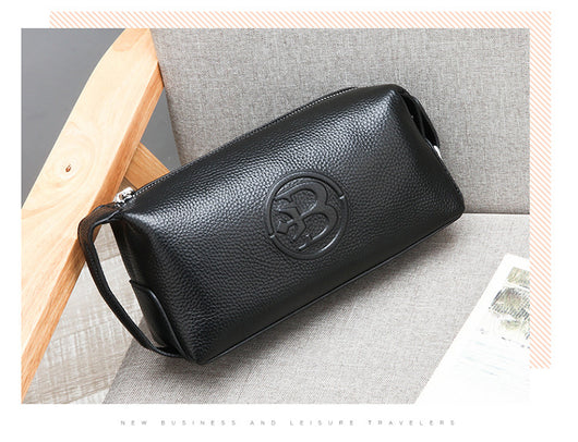Bolsa de Cuero Genuino Impermeable para Hombre - Image 21