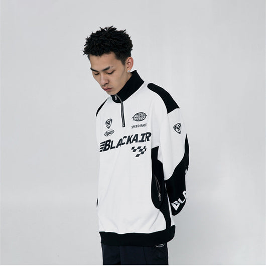 Sudadera Deportiva Retro Americana con Cierre Medio - Image 13
