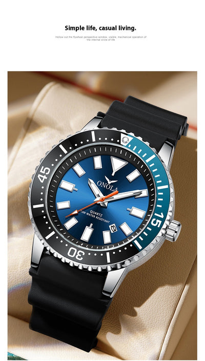 Reloj de Hombre Casual Profesional Resistente al Agua con Movimiento de Cuarzo - Image 17