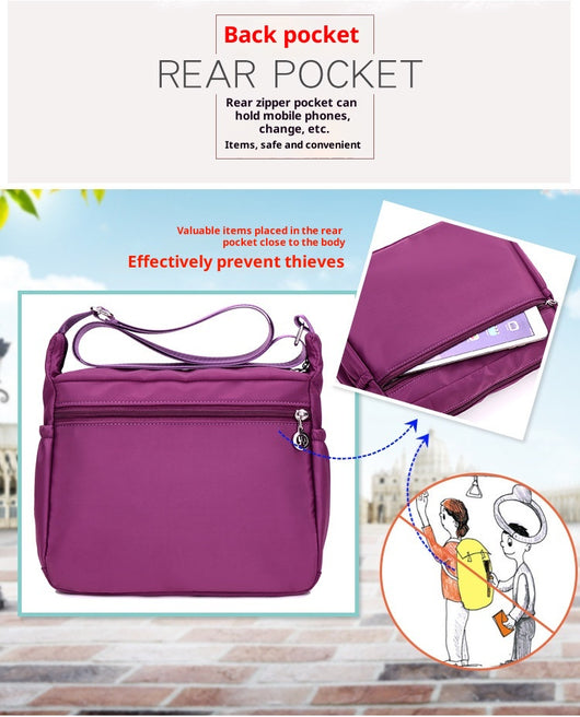 Bolso Bandolera de Nylon Ligero para Mujer - Image 14