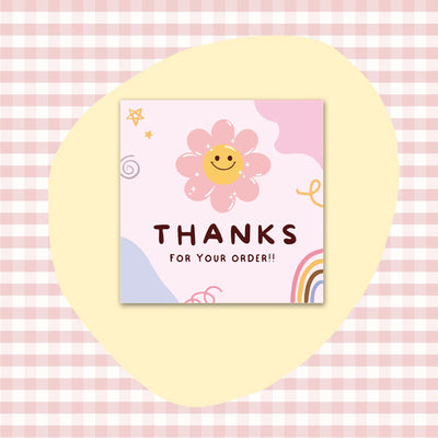 Pack 50 Tarjetas de Agradecimiento Cuadradas en Papel Couché – Diseño Profesional - Image 22