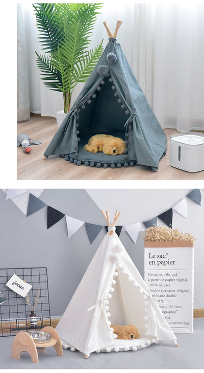 Casa Cama para Mascotas Desmontable y Lavable - 4 Estaciones para Perros y Gatos - Image 11