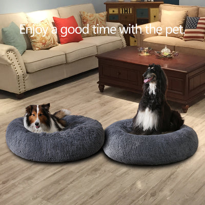 Cama Donut para Perros - Cómoda Felpa Suave Lavable - Image 99
